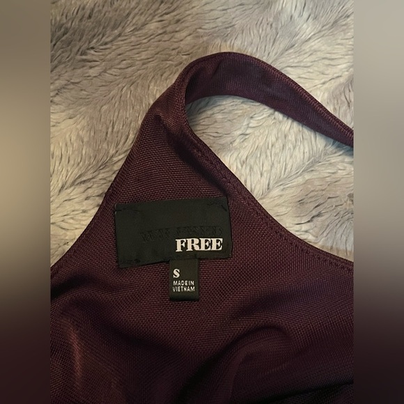 Aritzia Wilfred Free Ophelie T Back Halter Mini Dress Size Small - Picture 8 of 8